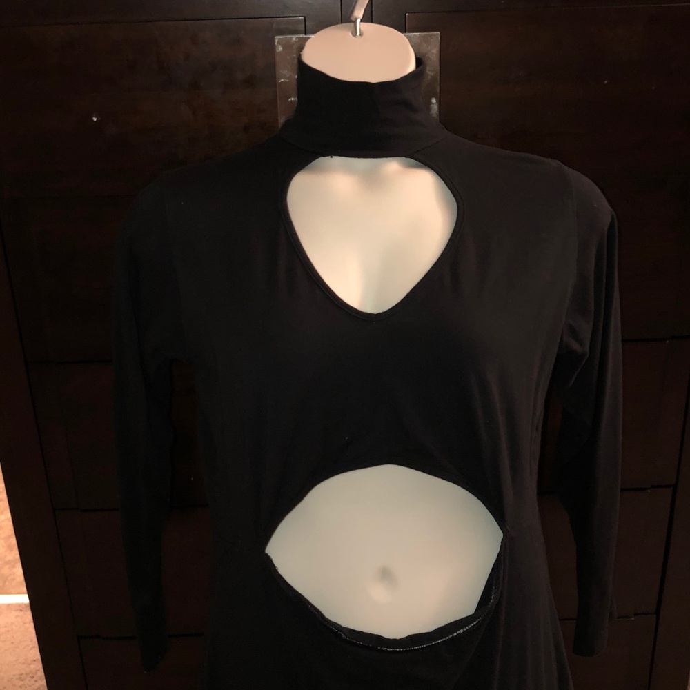 Super sexy black dress with cutouts